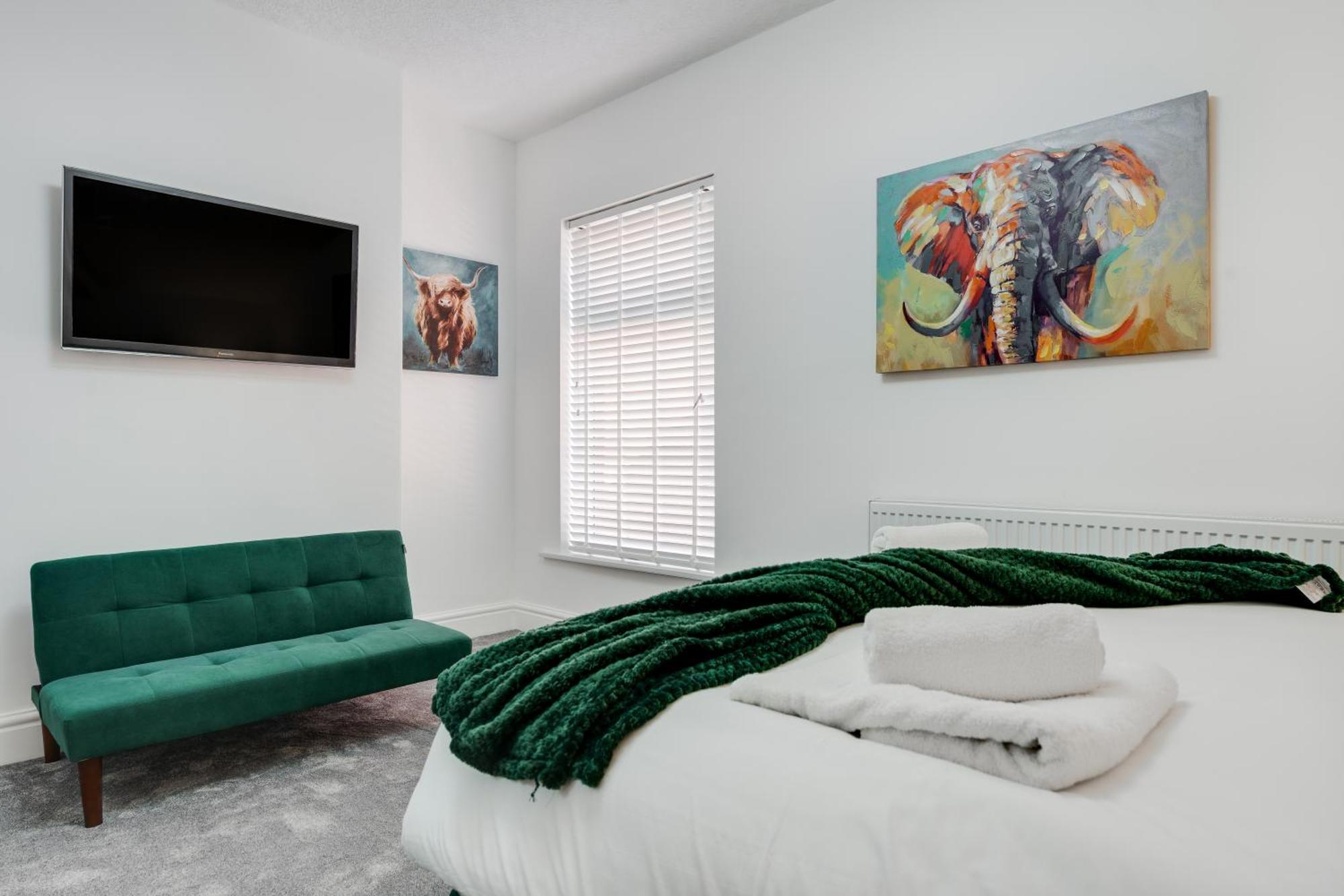 St David'S - Stylish 2 Bed Apartment, Free Parking, Close To Beach Lytham St Annes Dış mekan fotoğraf